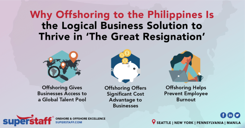why offshoring to the philippines is the logical business solution Logical Business Solution to Thrive in The Great Resignation