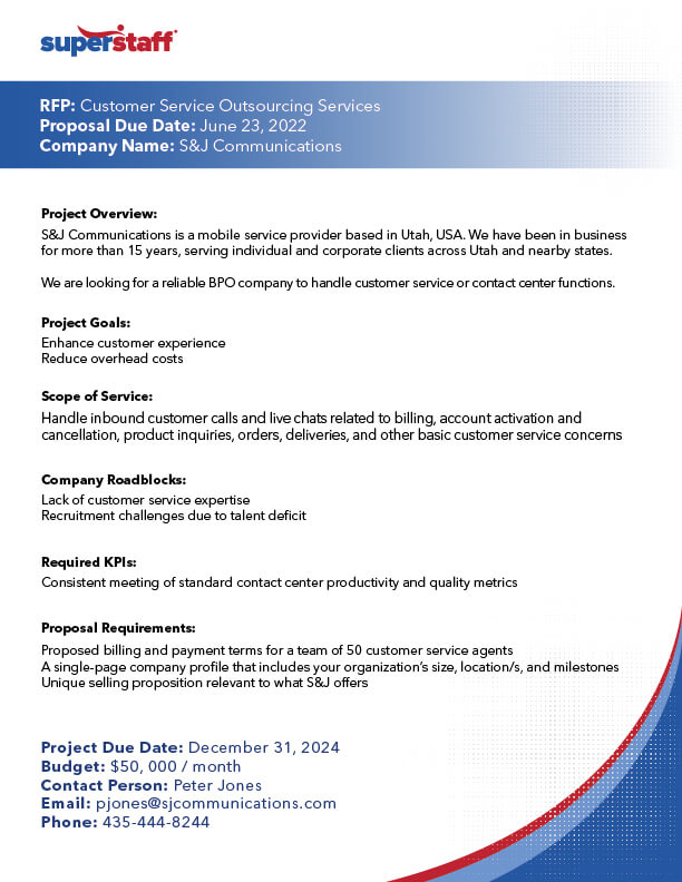 RFP Company proposal