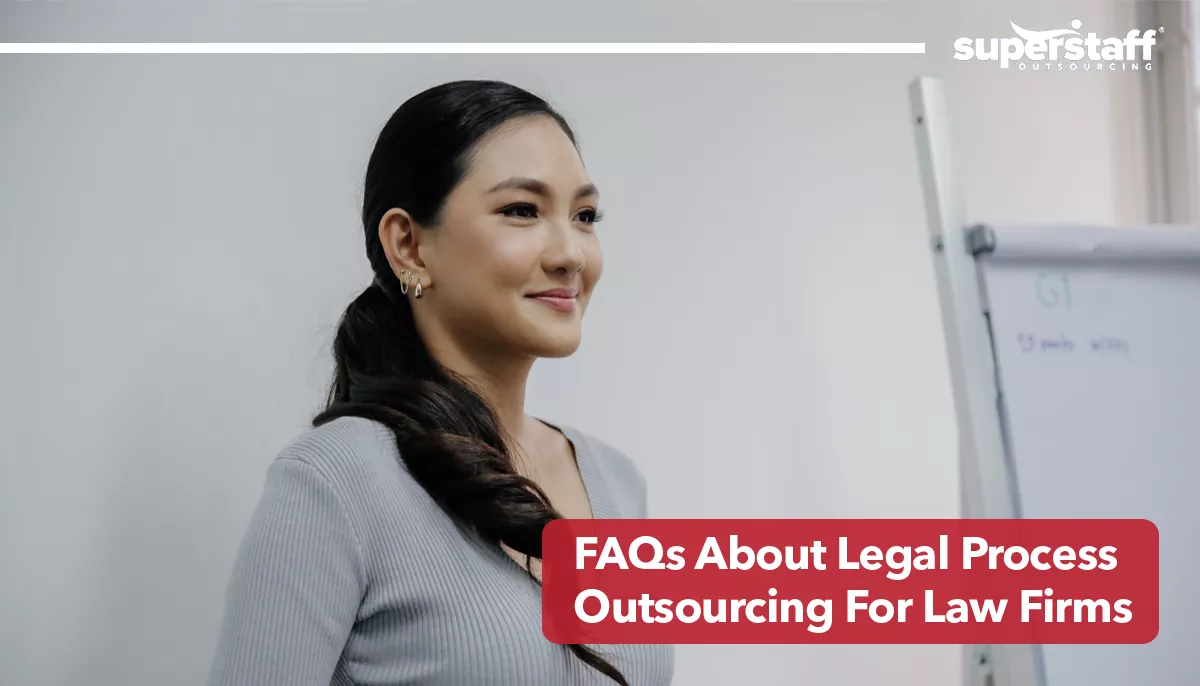 FAQs About Legal Process Outsourcing For Law Firms A sign on an office table reads legal process outsourcing.