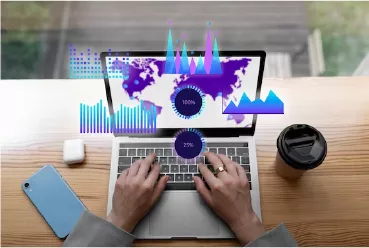 A Person Typing on Laptop