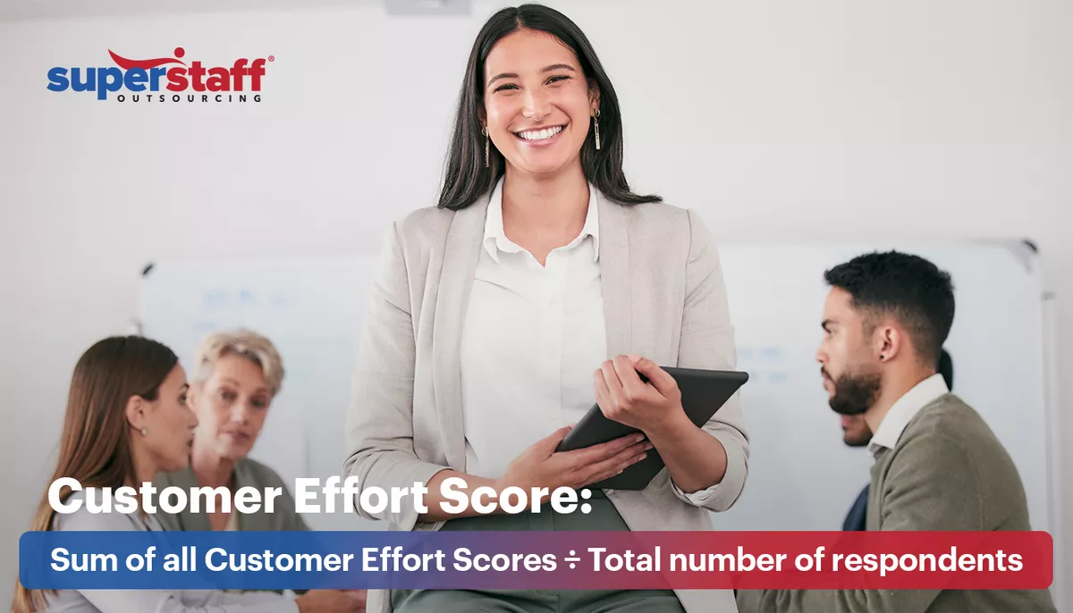 Customer-Effort-Score An image shows formula for calculating customer effort score to see the ROI of Customer Experience.
