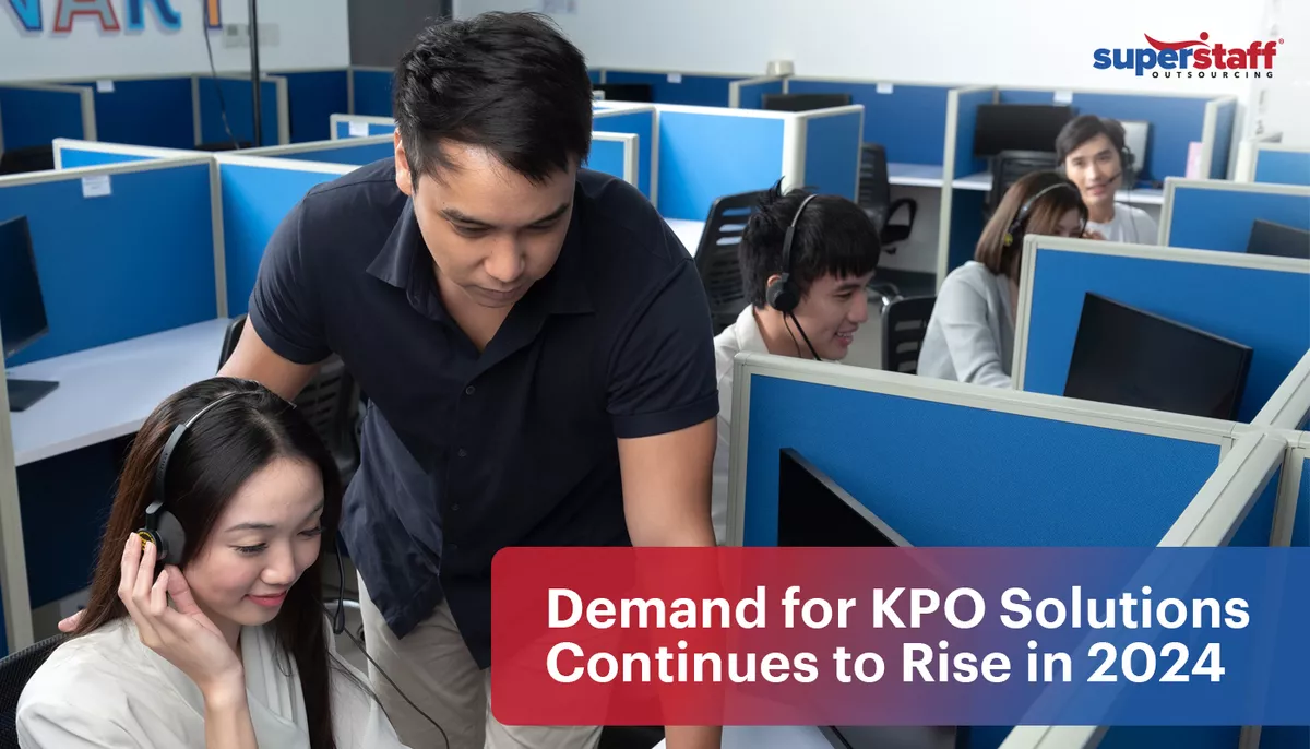 Demand-for-KPO-Solutions-Continues-to-Rise-in-2024 A SuperStaff executive instructs a KPO specialists.