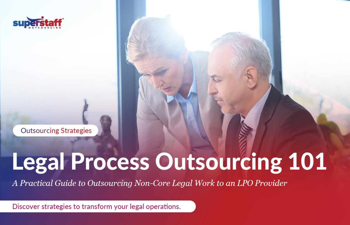 Legal-Process-Outsourcing-101_Featured Two lawyers discuss about legal outsourcing services.
