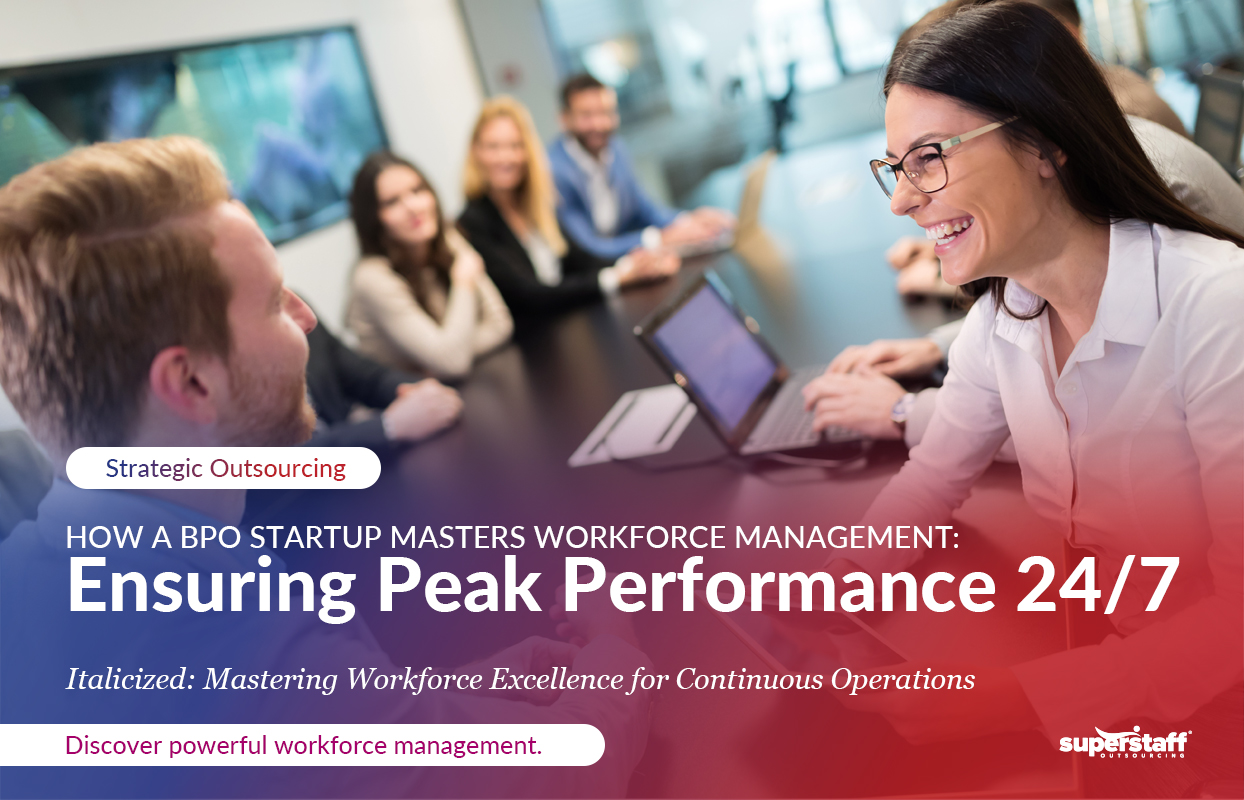 How-a-BPO-Startup-Masters-Workforce-Management_Featured The image shows productive and fulfilled employees in a BPO startup.