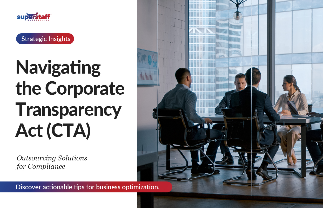 Navigating-the-Corporate-Transparency-Act-(CTA)_Featured Featured image shows how companies can navigate the Corporate Transparency Act through outsourcing