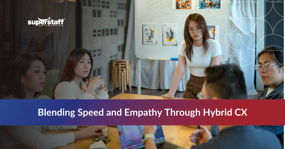 Hybrid outsourcing with AI customer support offers speed and empathy for modern customer service in 2025
