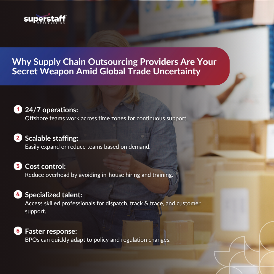 BPO Dispatching and Logistics_MI Infographic on benefits of supply chain outsourcing providers