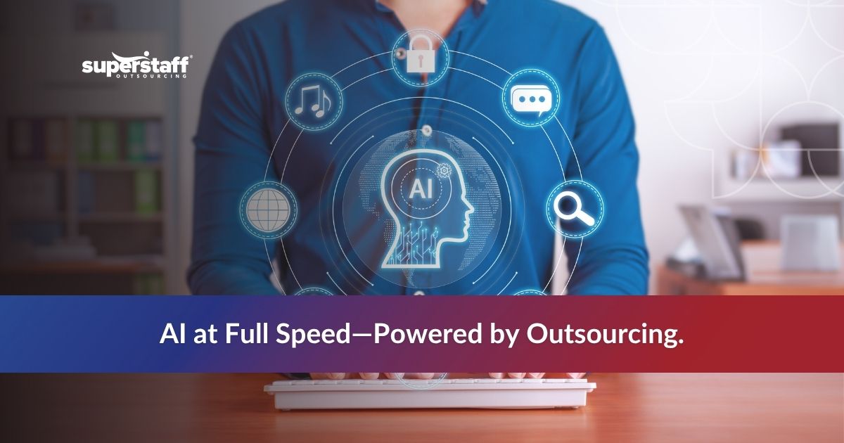 Support Roles to AI Outsourcing Companies_Featured Icon about AI development tasks, representing top AI outsourcing companies offering integration support and outsourced tech development in 2025