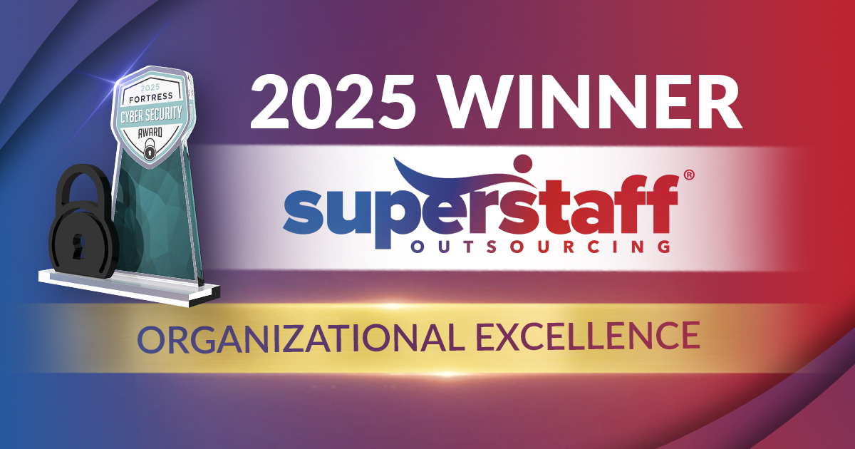 SuperStaff wins the 2025 Fortress Cyber Security Award for Organizational Excellence, highlighting its leadership in cybersecurity outsourcing.