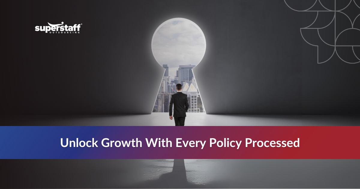 Graphic outlining how insurance back office support services enhance efficiency and business growth for insurance companies.