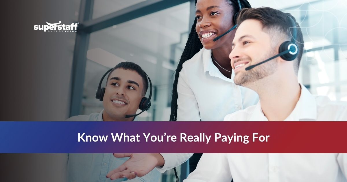 Customer Service Without Guesswork_Featured Call center agents collaborating together in a Philippine BPO office, highlighting the real outsource customer service cost.