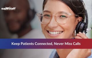 Dentist office using a dental phone answering service to manage patient calls.