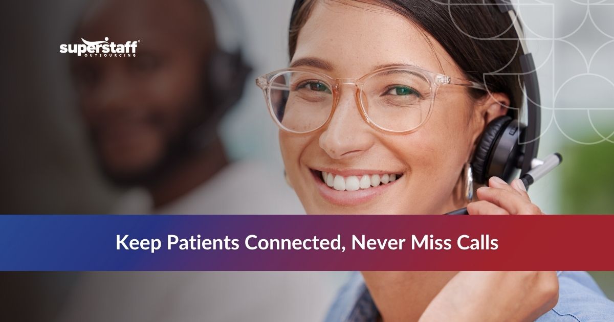 Dentist office using a dental phone answering service to manage patient calls.