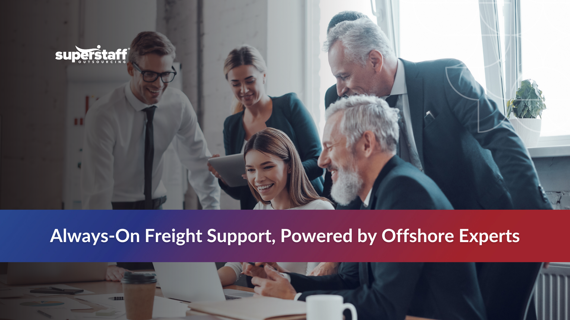 Logistics team in office coordinating shipments, representing top maritime logistics providers with 24/7 support