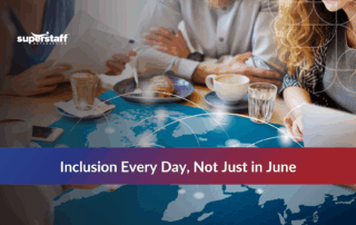 team celebrating pride and supporting equality in the workplace