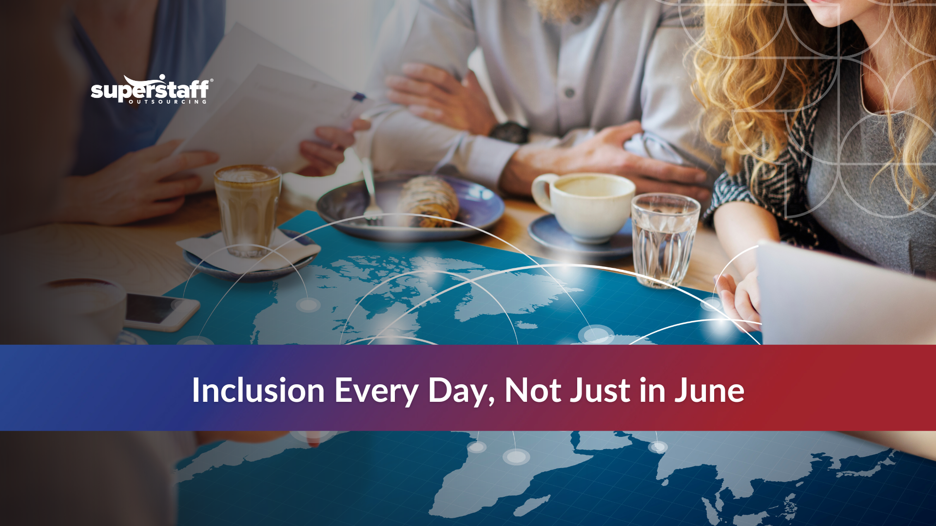 How SuperStaff Embraces_Featured (1) team celebrating pride and supporting equality in the workplace