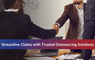 insurance claims processing outsourcing team at work