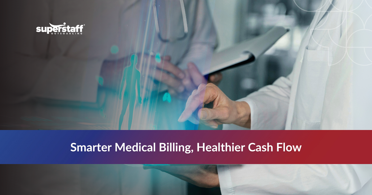 Chart showing key benefits of outsourcing medical billing for healthcare providers