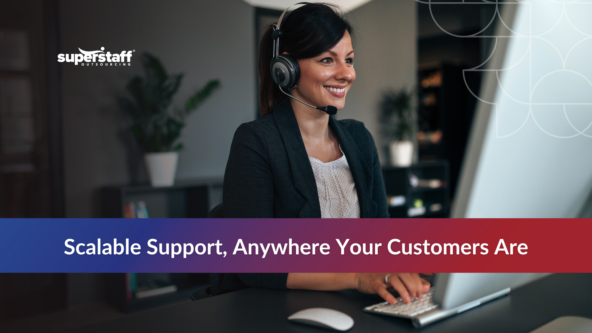 virtual contact center team working remotely on global support