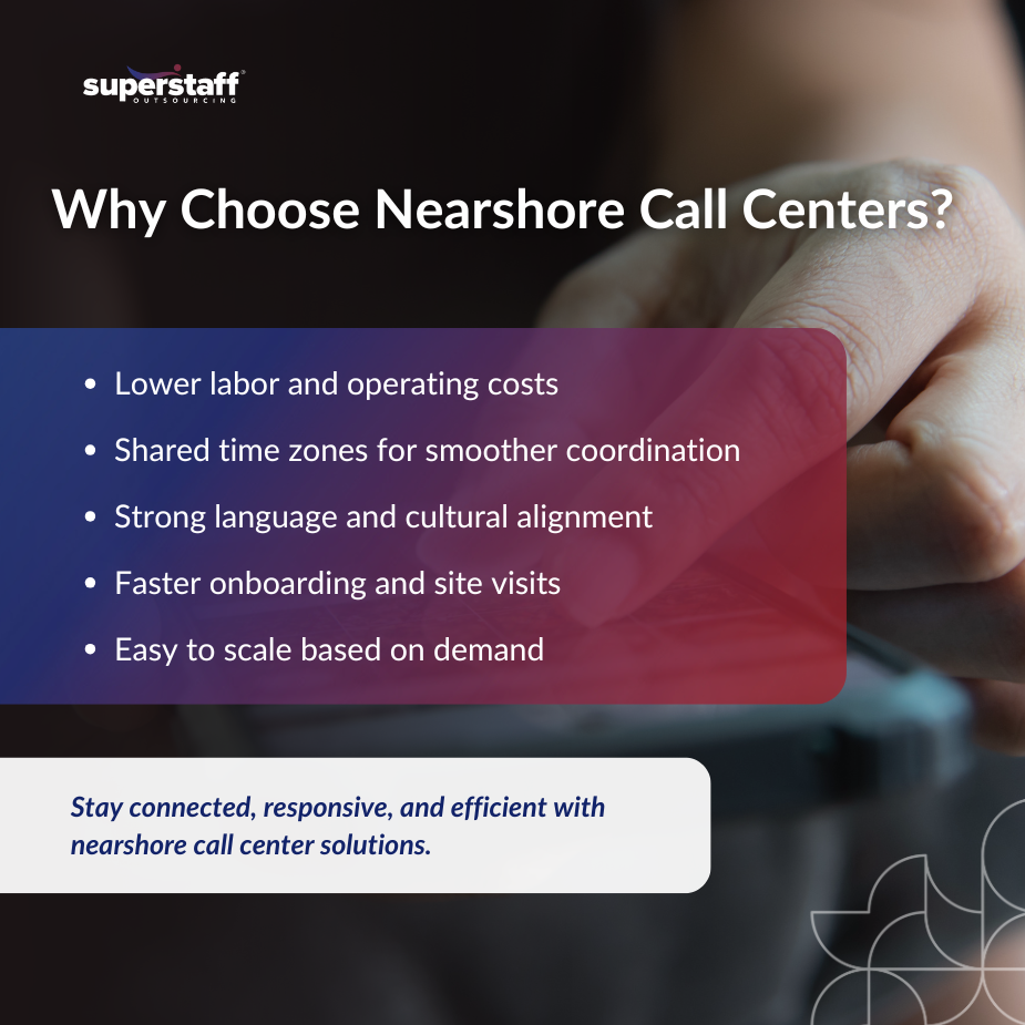 Support Close to Home_MI (1) (1) Discover how nearshore call center services offer affordable, high-quality customer support with time zone alignment and cultural compatibility.