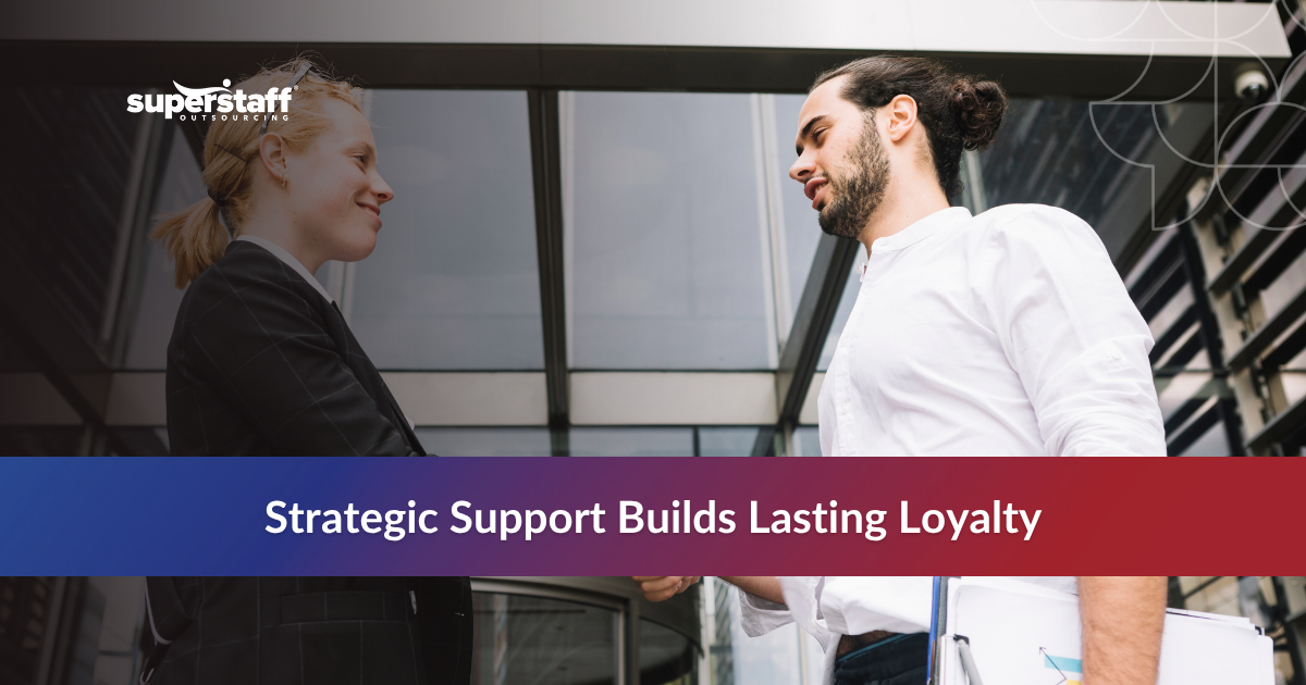 Builds Brand_Featured Call center agents providing personalized support as part of an outsourced customer service team