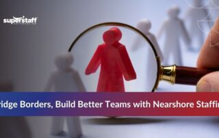Building team representing nearshore staffing collaboration