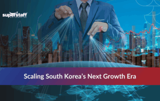 Business team showcasing outsourcing trends in South Korea