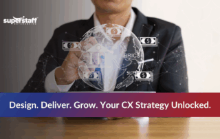 Team planning an effective customer experience strategy