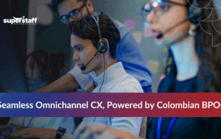 Agents in the Colombia BPO industry providing omnichannel Spanish customer support for global companies.