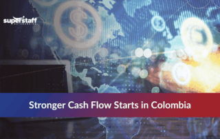 Global connections symbolizing the rise of accounts receivable outsourcing in Colombia’s finance BPO sector