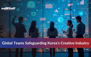 BPO workers looking at a screen, illustrating outsourcing security in business operations.