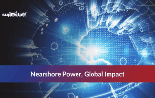 Office team collaborating on Colombian offshore outsourcing services.