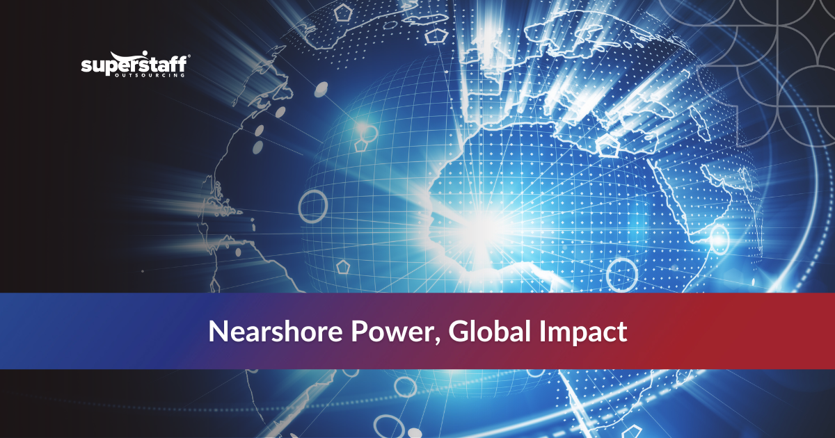 Nearshore Advantage_Featured Office team collaborating on Colombian offshore outsourcing services.