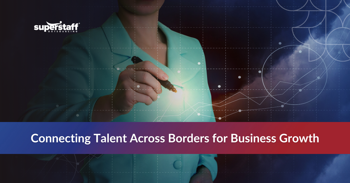 Nearshore Staff_Featured Hand virtually editing a graph, symbolizing nearshore staff augmentation for business growth.