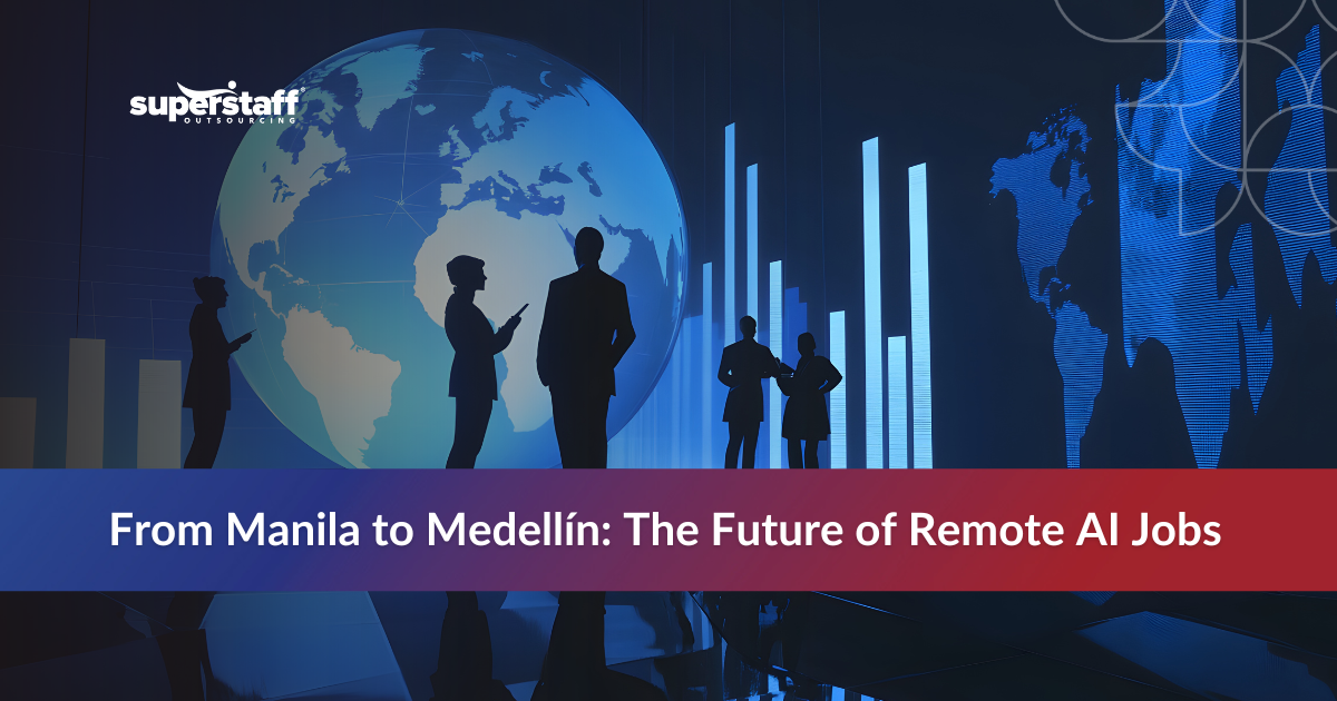 Remote AI jobs connecting a global AI workforce across borders.