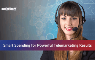 Team discussing the cost of telemarketing services