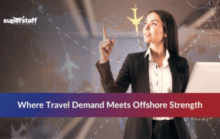 Team managing hotel operations via hospitality offshoring services.