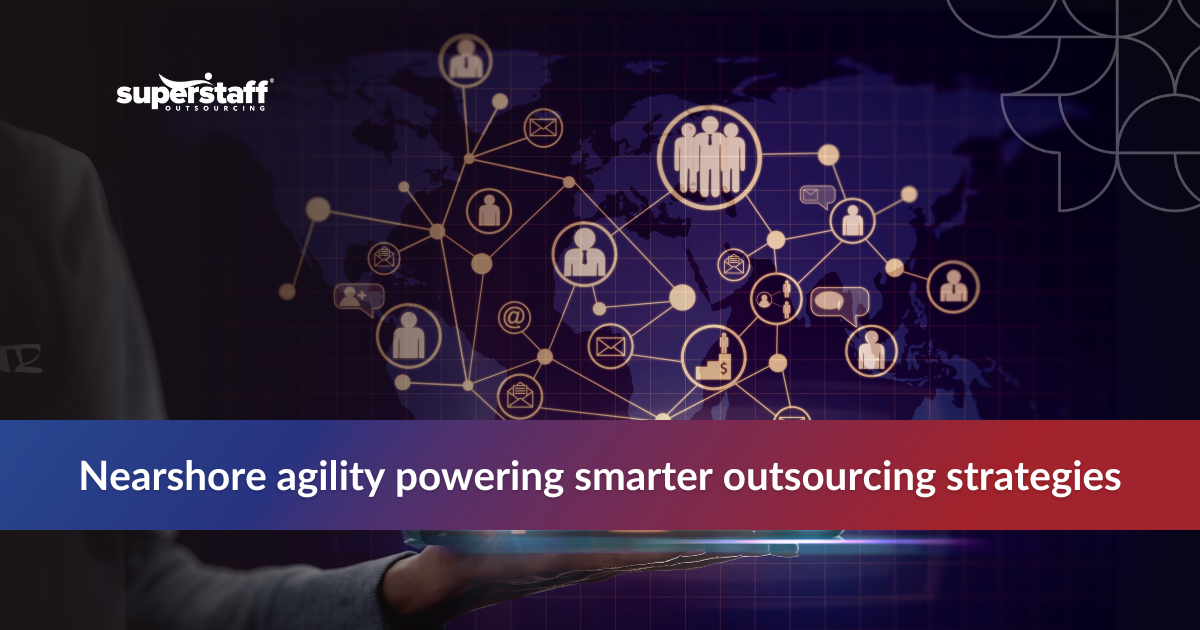 Agile Nearshore_Featured Global connections representing agile nearshore development