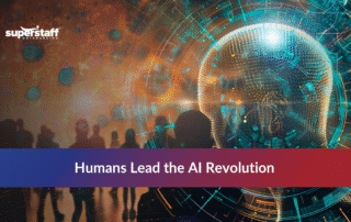 Icons representing Human-Centered Outsourcing in the AI Era