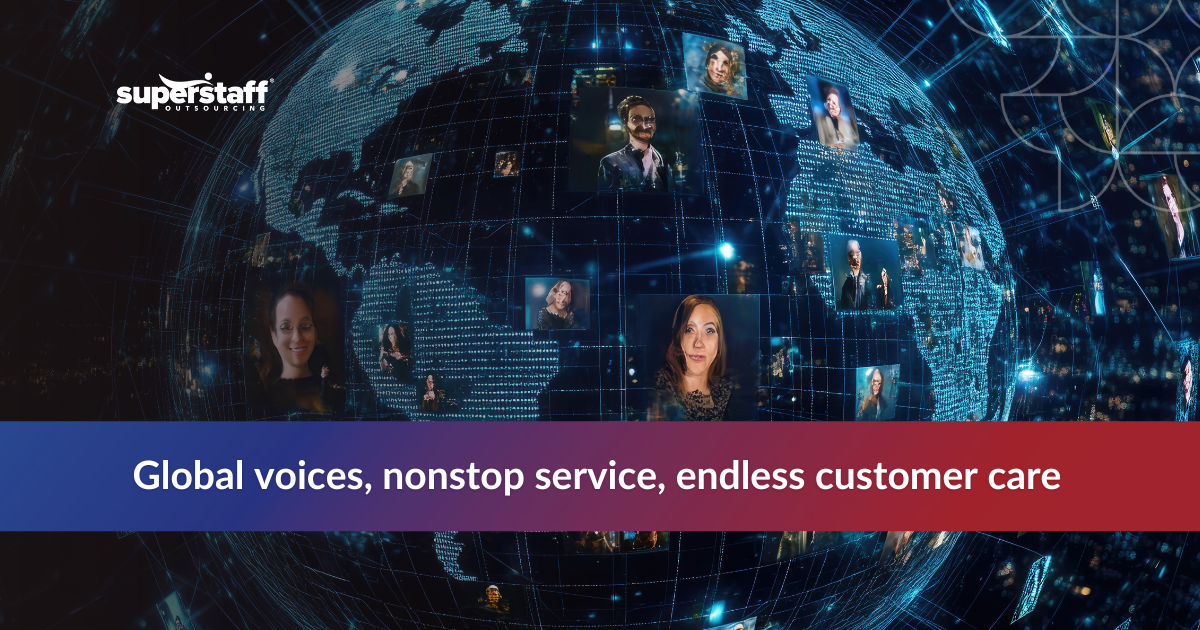 Hand touching digital interface celebrating Customer Service Week with global connectivity icons